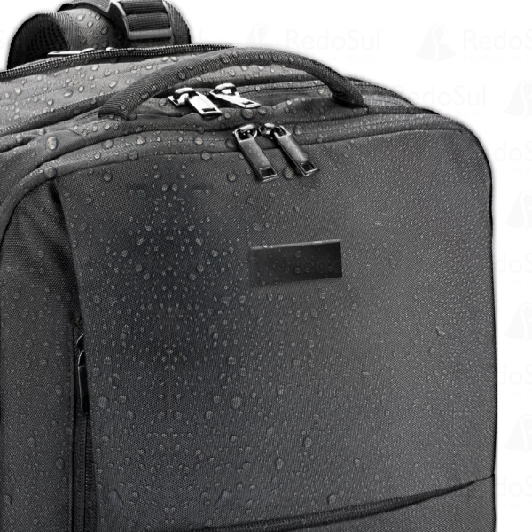  Mochila de viagem personalizada em poliéster reciclado para notebook 17'3